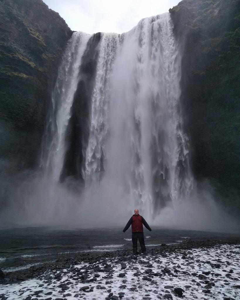 Skógafoss waterfall in Iceland